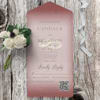Weduwen Moderne Burgundy QR-code