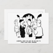 Weduwen - Neem eerst Briefkaart antwoord (Voorkant / Achterkant)