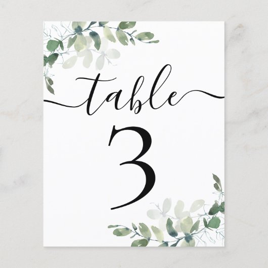 Weduwen Ontvangen Eucalyptus Tabel Nummer 3 (Achterkant)