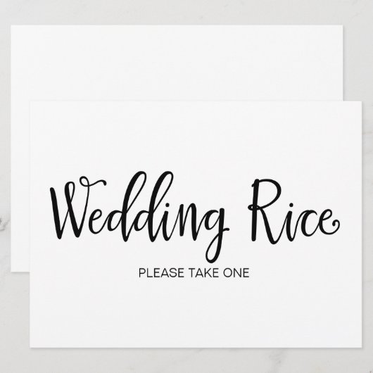 Weduwen verzenden Tafel uitschakelen Kaart (Voorkant / Achterkant)