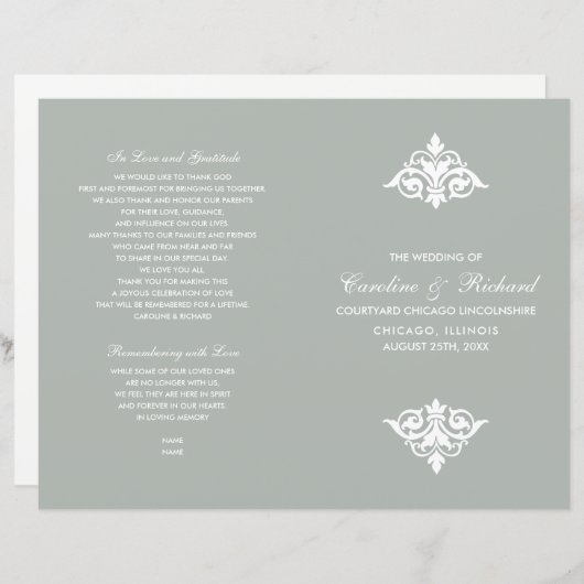  weduwenprogramma's voor sierdoeleinden (Voorkant / Achterkant)