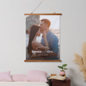 Weduwfoto Welkomstbord wandtapijt Hangend Wandkleed (Slaapkamer)