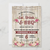 Weduwingshower die ik doe - BBQ Nodig 5x7 uit Kaart (Voorkant)