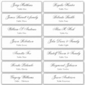 Weduwkaart Gastnamen Tabelnummer Sticker (Voorkant)