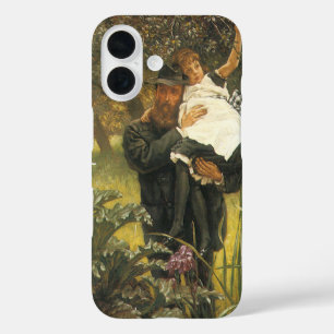 Weduwnaar van Tissot, Vintage Victoriaans Portretk iPhone 16 Hoesje