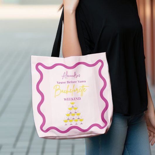 Weduwnaar voor de Huwelijkse Geloften Bachelorette Tote Bag