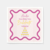 Weduwnaar voor de Huwelijkse Geloften Meisjesweeke Servet (Voorkant)