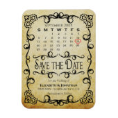 weduwschap Opslaan Datum kalender Magneet (Verticaal)