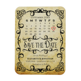  weduwschap Opslaan Datum kalender Magneet