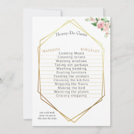 Weduwschotel Een prachtig Roze Floral Elegant Kaart