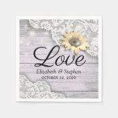 Weduwschotel Zonnebloem Kaarten Servet (Voorkant)