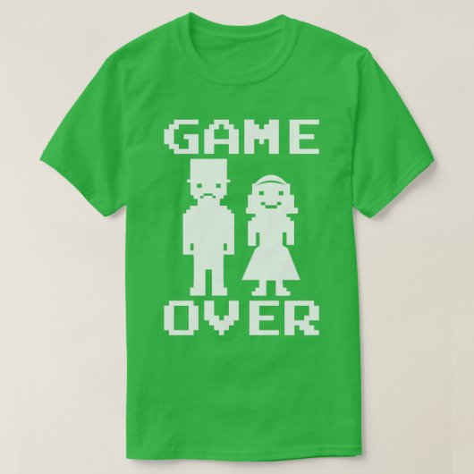 Weduwswedstrijd over bride bruom t-shirt (Design voorkant)