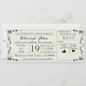 WeduwSWirls-uitnodiging Kaart (Voorkant)