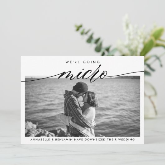 Weduwupdate | We gaan Micro Aankondiging (Staand voorkant)