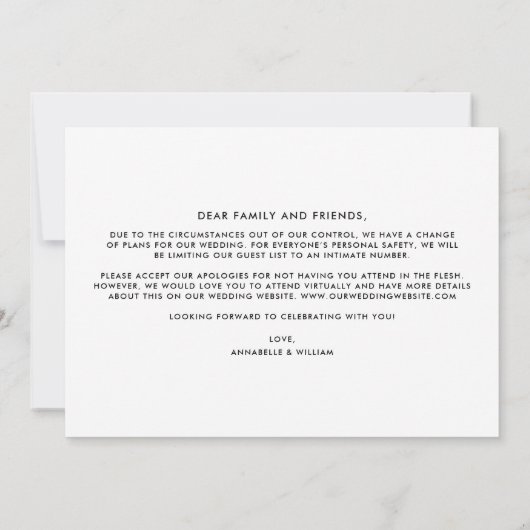 Weduwupdate | We gaan Micro Aankondiging (Achterkant)