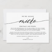 Weduwupdate | We gaan Micro Aankondiging (Voorkant)