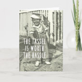 WEE-AFSTUDEREN Wenskaart Bedankkaart (Voorkant)