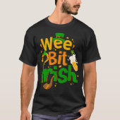 Wee Bit Iers T-shirt Drink Ierse minnaar (Voorkant)