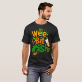 Wee Bit Iers T-shirt Drink Ierse minnaar (Voorkant volledig)