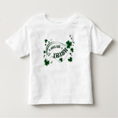Wee Bit Irish St Patrick's Day Kinder Shirts (Voorkant)