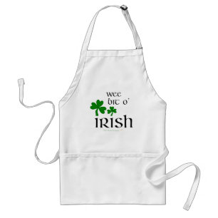 Wee Bit O' Irish Shamrock Apron Standaard Schort
