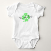 Wee bit o’ Irish Shamrock Romper (Voorkant)
