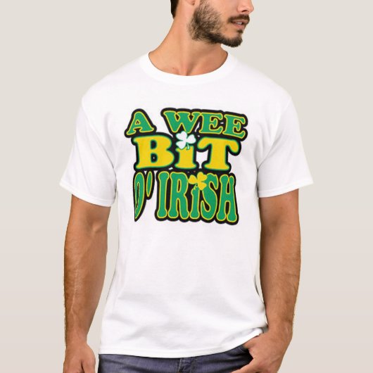 Wee bit O'Irish T-shirt (Voorkant)