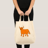 "Wee Coo" het Schotse ontwerp van de canvas tas vo (Voorkant (product))