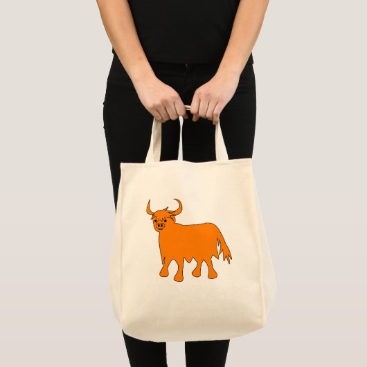 "Wee Coo" het Schotse ontwerp van de canvas tas vo (Voorkant (product))