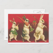 Wee drie konijnen briefkaart (Voorkant / Achterkant)