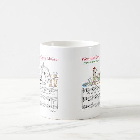 WEE FISH EWE A MARE EGRETS MOOSE Sandra Boynton Koffiemok (Center)