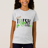 Wee Irish Lass Kinder Design T-shirt (Voorkant)
