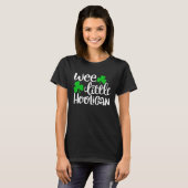 Wee Little Hooligan Funny St Patrick's Day Shamro T-shirt (Voorkant volledig)