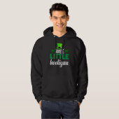 Wee Little Hooligan Good Luck Charm Saint Patrick' Hoodie (Voorkant volledig)