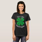 Wee Little Hooligan Green C Saint Patrick's Day T-shirt (Voorkant volledig)