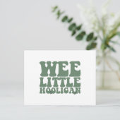 Wee Little Hooligan Kinder St. Patrick's Day Briefkaart (Staand voorkant)