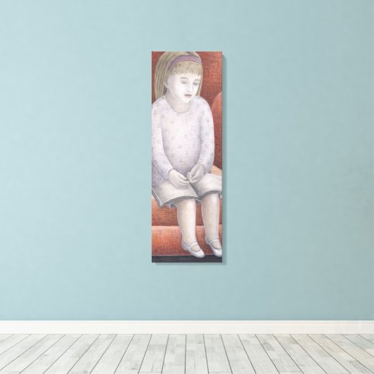Wee Reader 2005 Canvas Afdruk (Insitu (Houten vloer))