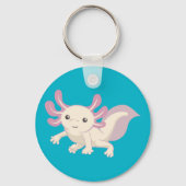 Wee Schattige Axolotl Sleutelhanger (Voorkant)