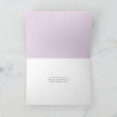 Wee Scottie Puppy Love Valentijn's Day op Lavendel Kaart (Binnen)