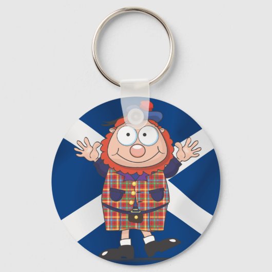 Wee Scottish Guy Sleutelhanger (Voorkant)