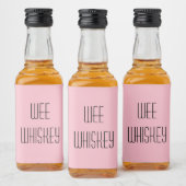 Wee Whiskey Likeurfles Etiket (Flessen)