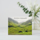 Wee White House Glen Coe Scottish Highlands Briefkaart (Staand voorkant)