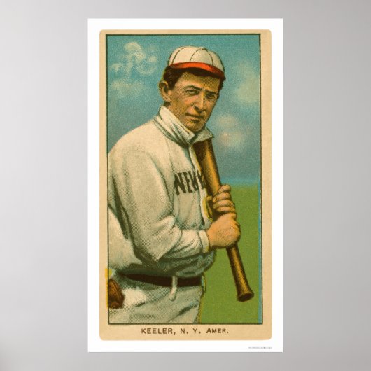 Wee Willie Keeler Baseball 1909 Poster (Voorkant)