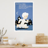 Wee Willie Winkie Library 1940 WPA Poster (Keuken)