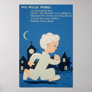 Wee Willie Winkie Oude WPA Poster