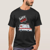 Wee Woo Ambulance Driver i EMT EMS Paramedic T-shirt (Voorkant)