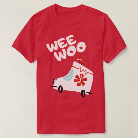 Wee Woo Ambulance T-shirt (Design voorkant)