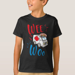 WEE WOO AMR EMT AMR Paramedic Ambulance T-shirt