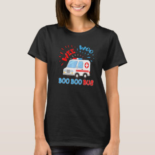 Wee Woo Boo Boo Bus Ambulance Ems Emt Paramedic T-shirt
