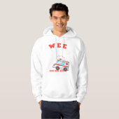 Wee Woo Boo Boo Bus Ambulance Funny EMT Hoodie (Voorkant volledig)